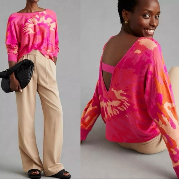 Daily Practice Hazy Daze Pullover Sweater Chamtex Pink - Picture 1 of 12